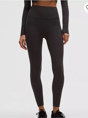 lululemon athletica Wunder Train High-Rise Black Leggings 25”